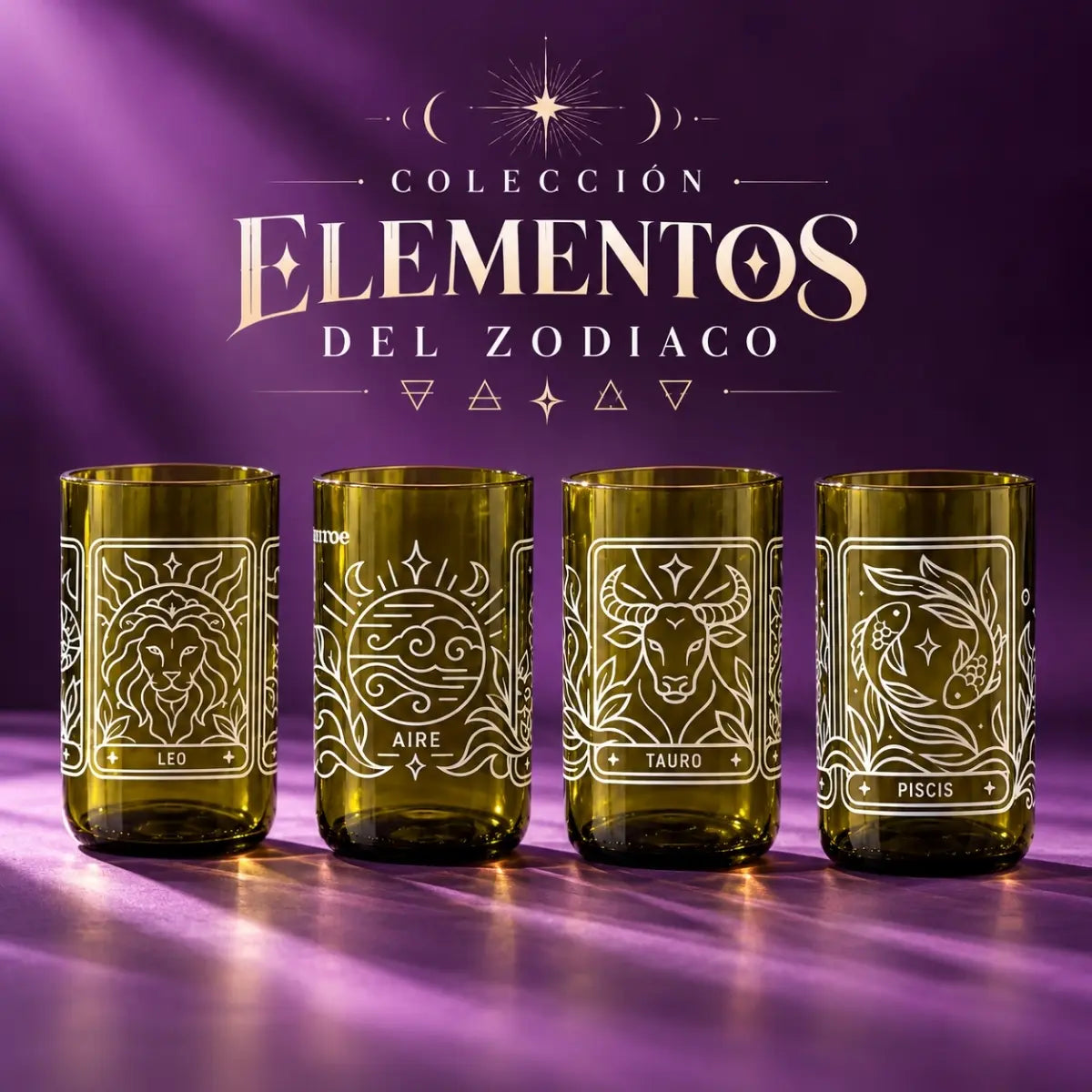 Colección Elementos del Zodiaco X4